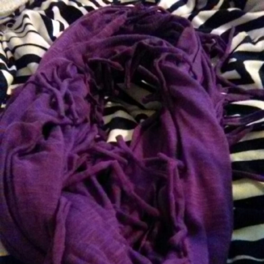 Purple Infinity Scarf